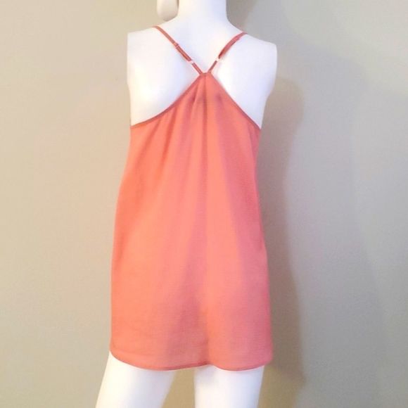 BCBG Paris pink sleeveless blouse, XXS, flowy, loose fit - Picture 5 of 6